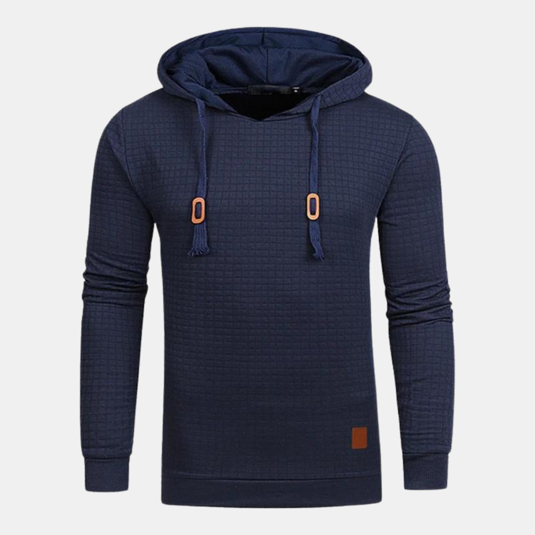 Herren Kapuzenpullover Vintage-Stil mit Muster Komfortabler Hoodie für Freizeit und Outdoor 1