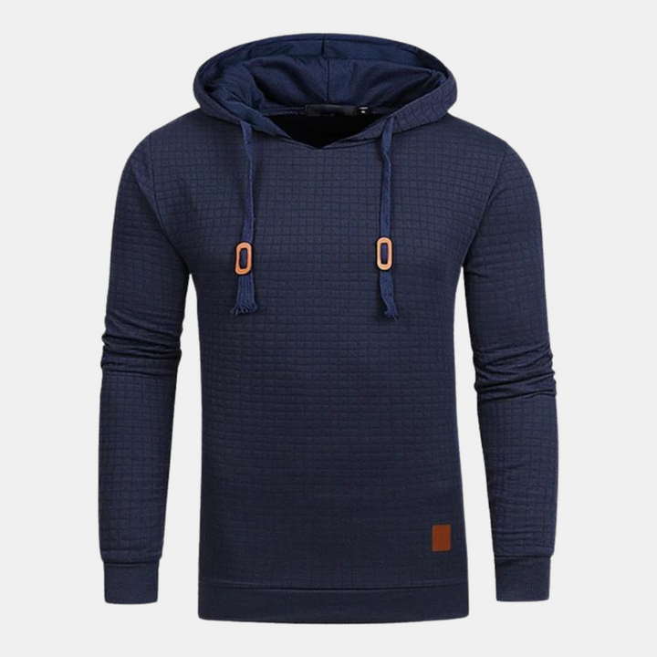 Herren Kapuzenpullover Vintage-Stil mit Muster Komfortabler Hoodie für Freizeit und Outdoor 1