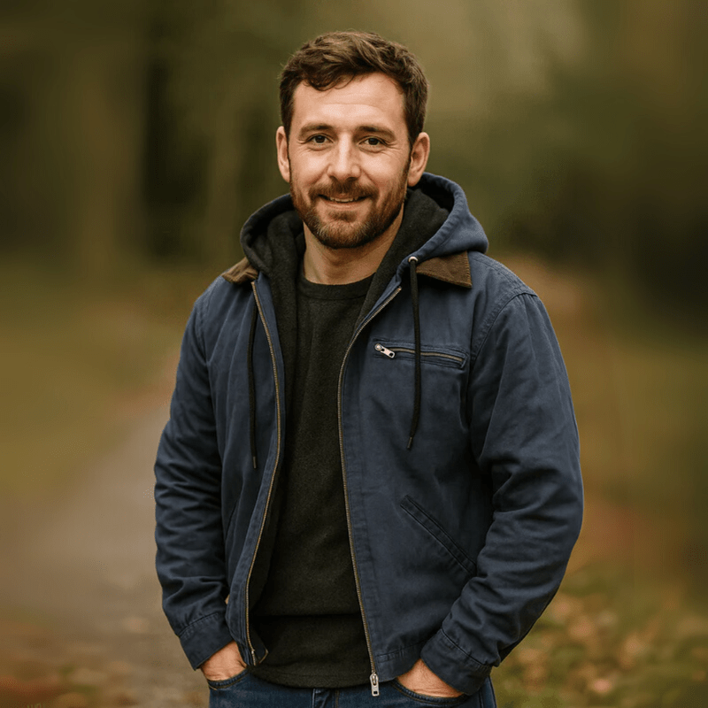 Herren Leder Winterjacke mit Kapuze und Reißverschluss – Robuster Urbaner Stil für Kalte Tage 3