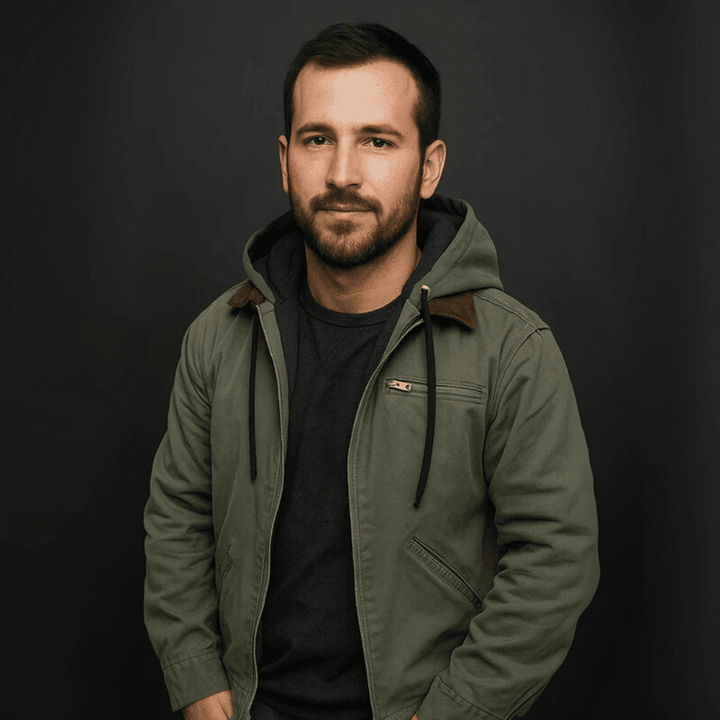 Herren Leder Winterjacke mit Kapuze und Reißverschluss – Robuster Urbaner Stil für Kalte Tage 7