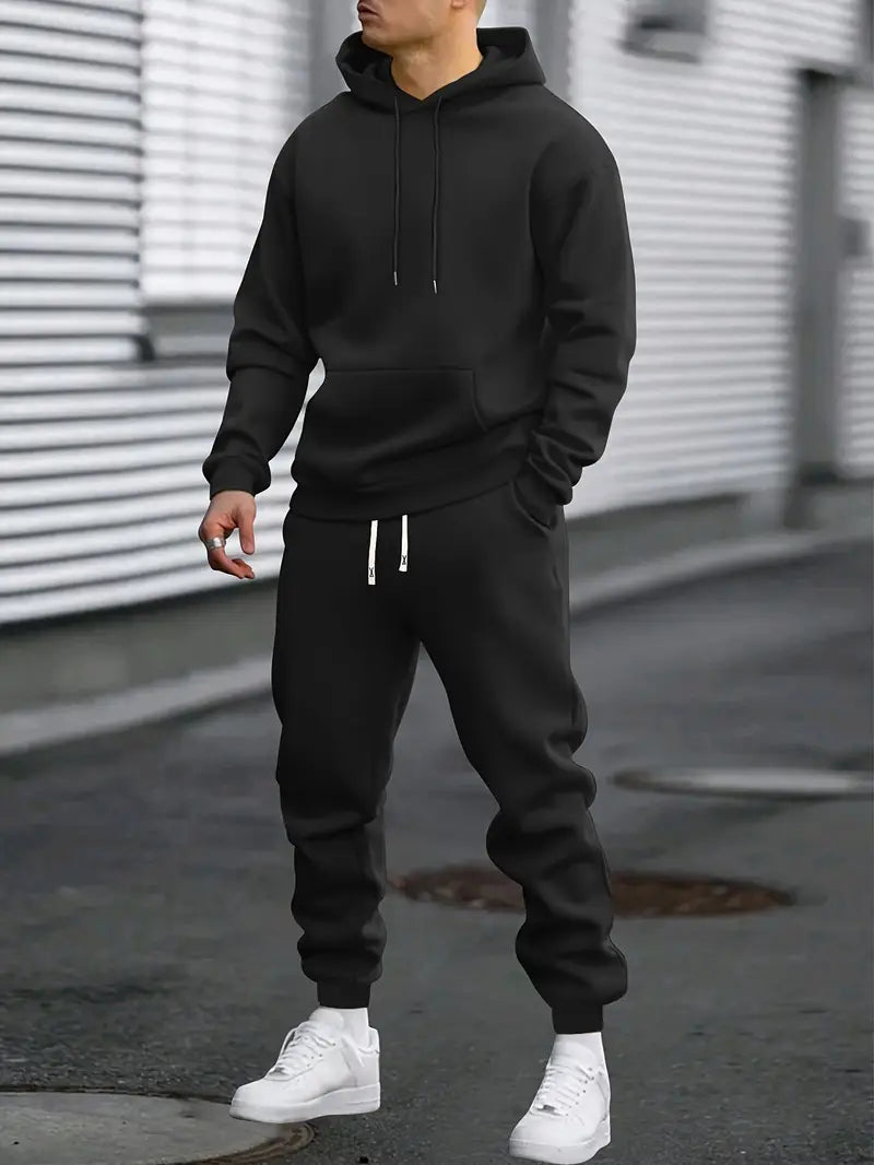 Herren Pullover-Set Modernes Freizeit Outfit Mit Angenehmer Passform Für Lässige Looks 2