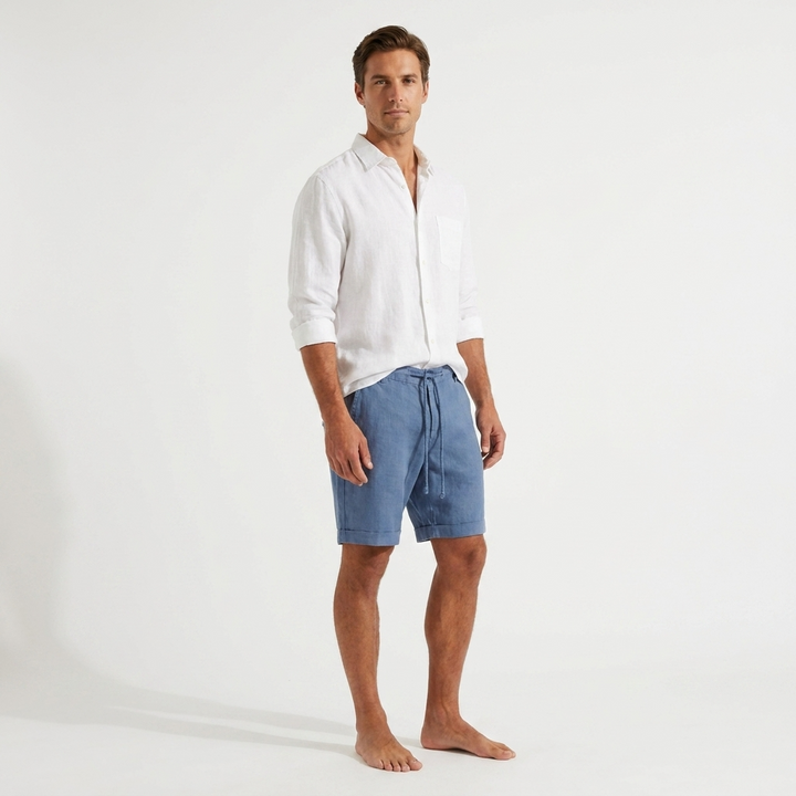 Herren Shorts mit Kordelzug und geradem Schnitt für Sommerkomfort 2
