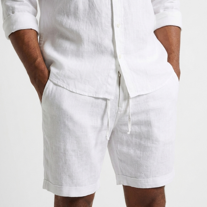 Herren Shorts mit Kordelzug und geradem Schnitt für Sommerkomfort 5