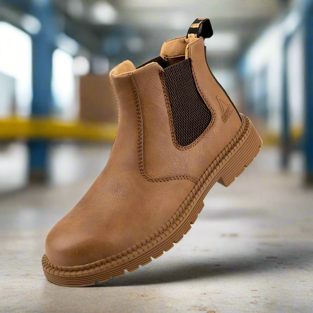 Herren Sicherheits-Arbeitsstiefel mit Stahlkappe und wasserfestem Schutz 1