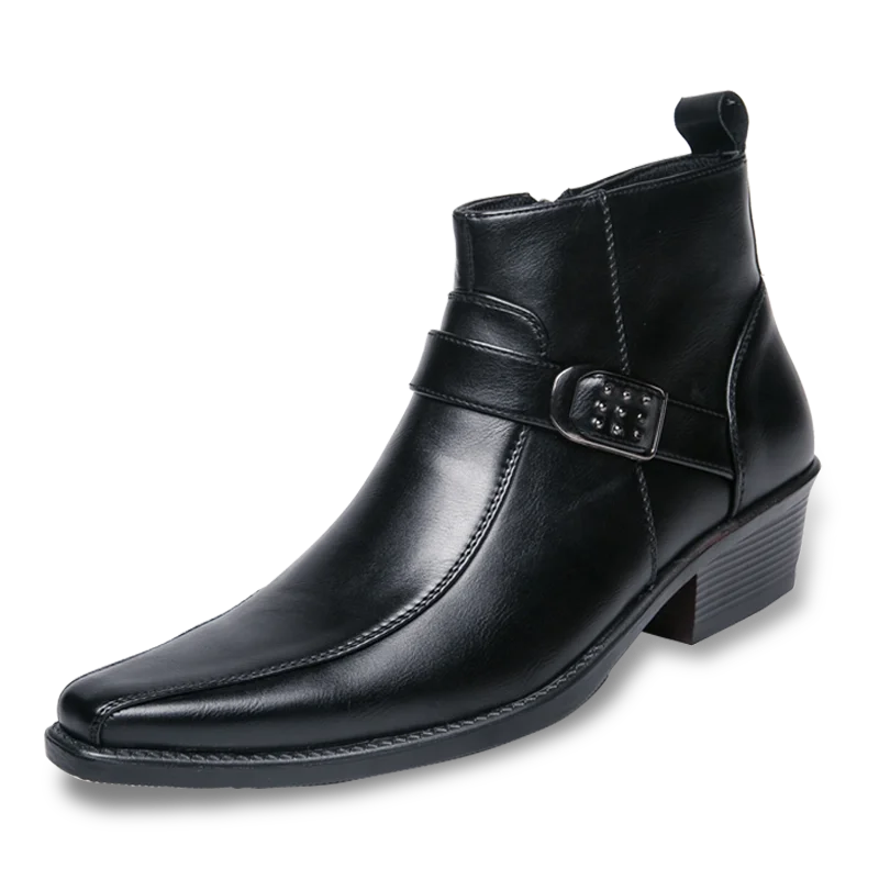 Herren Stiefel Schwarz Orthopädisch mit Arch Support – Klassisches Design für Winter und Alltag 1