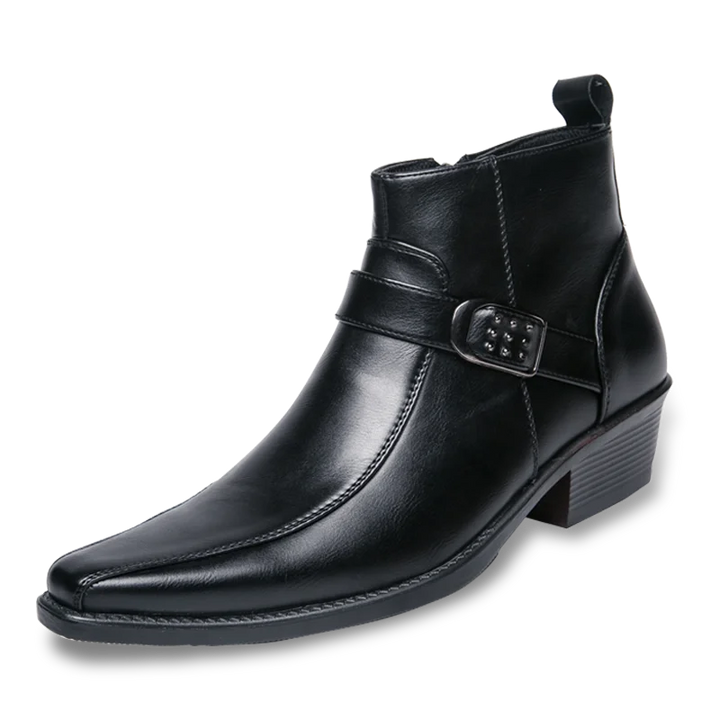 Herren Stiefel Schwarz Orthopädisch mit Arch Support – Klassisches Design für Winter und Alltag 1