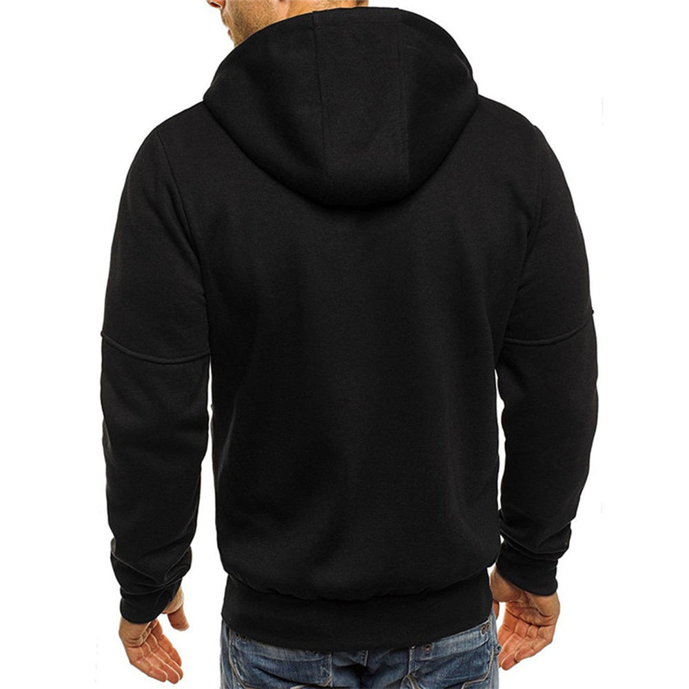 Herren Zip Hoodie mit Reißverschluss – Lässiger Kapuzenpullover für Alltag und Freizeit 1