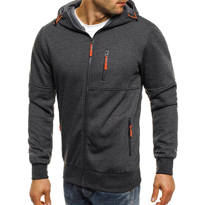 Herren Zip Hoodie mit Reißverschluss – Lässiger Kapuzenpullover für Alltag und Freizeit 3