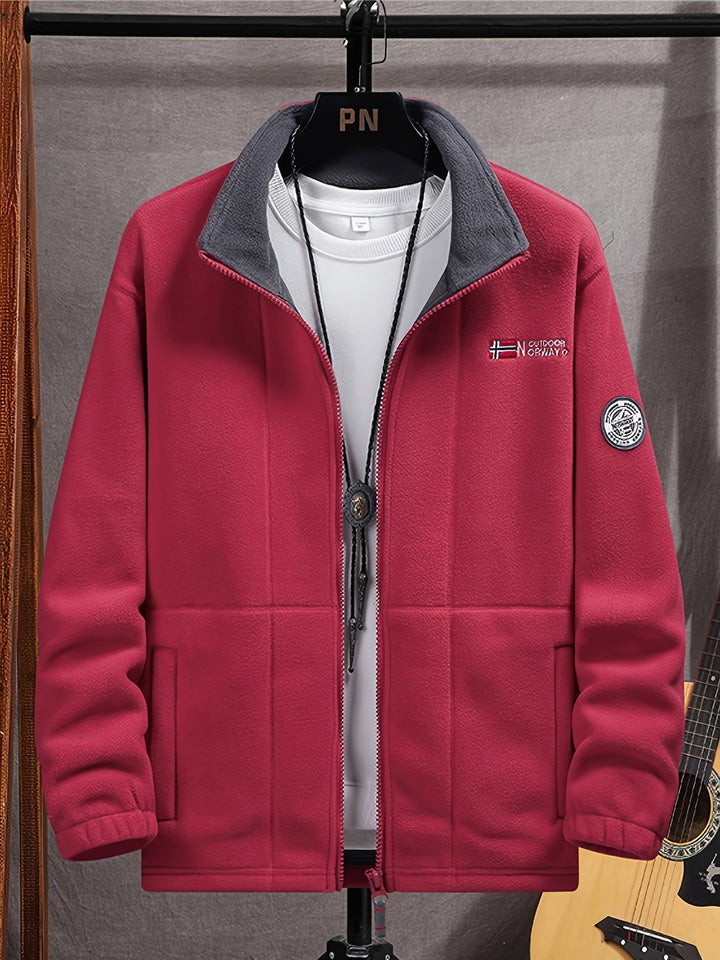 Herrenjacke Warm Mit Reißverschluss – Funktionale Outdoorjacke Für Aktive Männer, Bequem Und Vielseitig 6