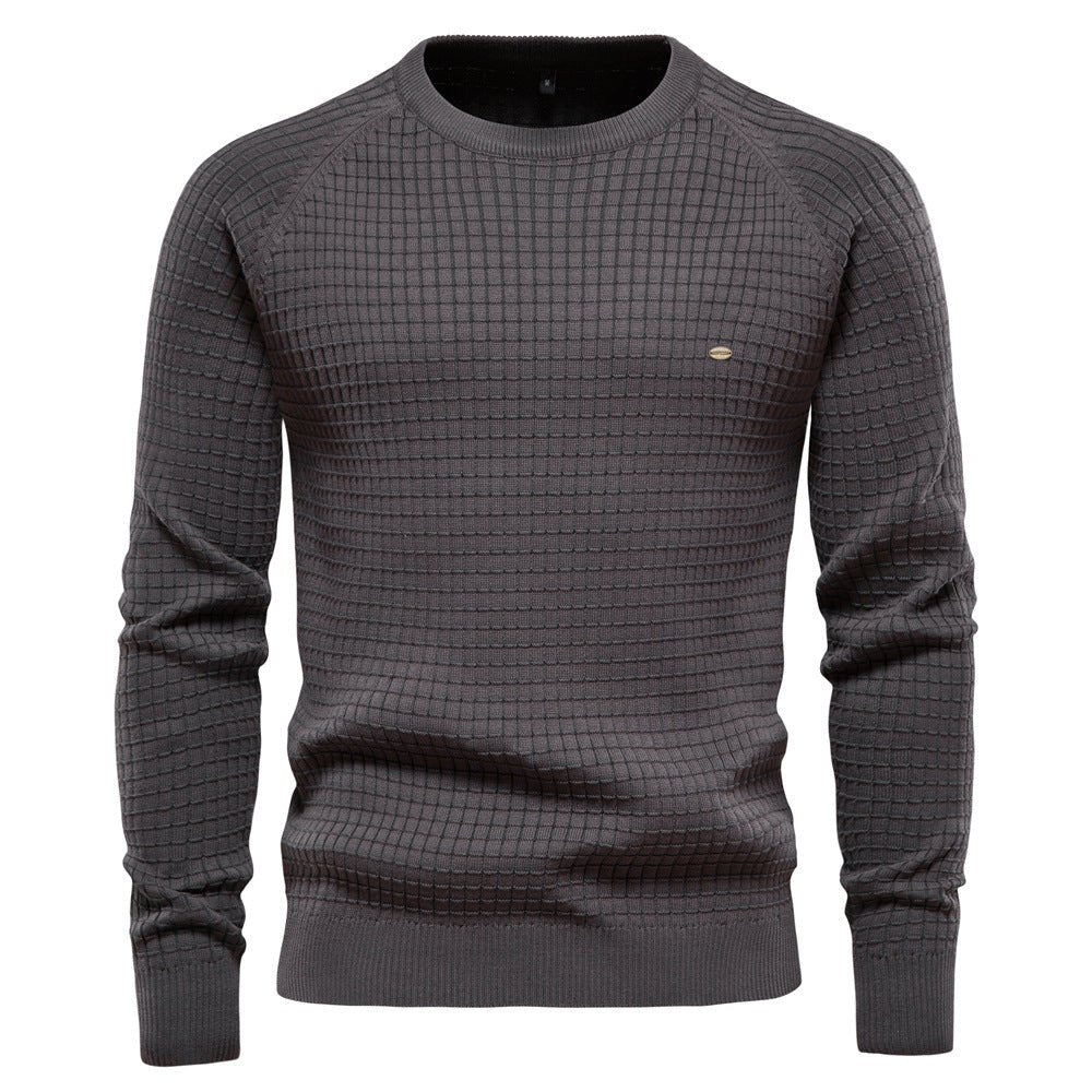Herrenpullover Winter Strukturierter Langarm Wärmend Modernes Design für Stilvolle Looks 2