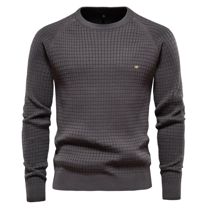 Herrenpullover Winter Strukturierter Langarm Wärmend Modernes Design für Stilvolle Looks 2
