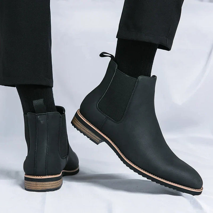 Herrenstiefel Leder mit Orthopädischem Arch Support – Minimalistische Chelsea Boots für Komfort und Stil 2