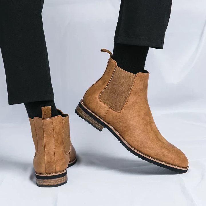Herrenstiefel Leder mit Orthopädischem Arch Support – Minimalistische Chelsea Boots für Komfort und Stil 3