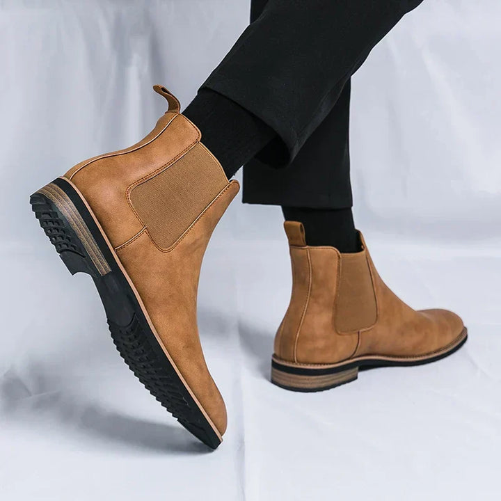 Herrenstiefel Leder mit Orthopädischem Arch Support – Minimalistische Chelsea Boots für Komfort und Stil 5