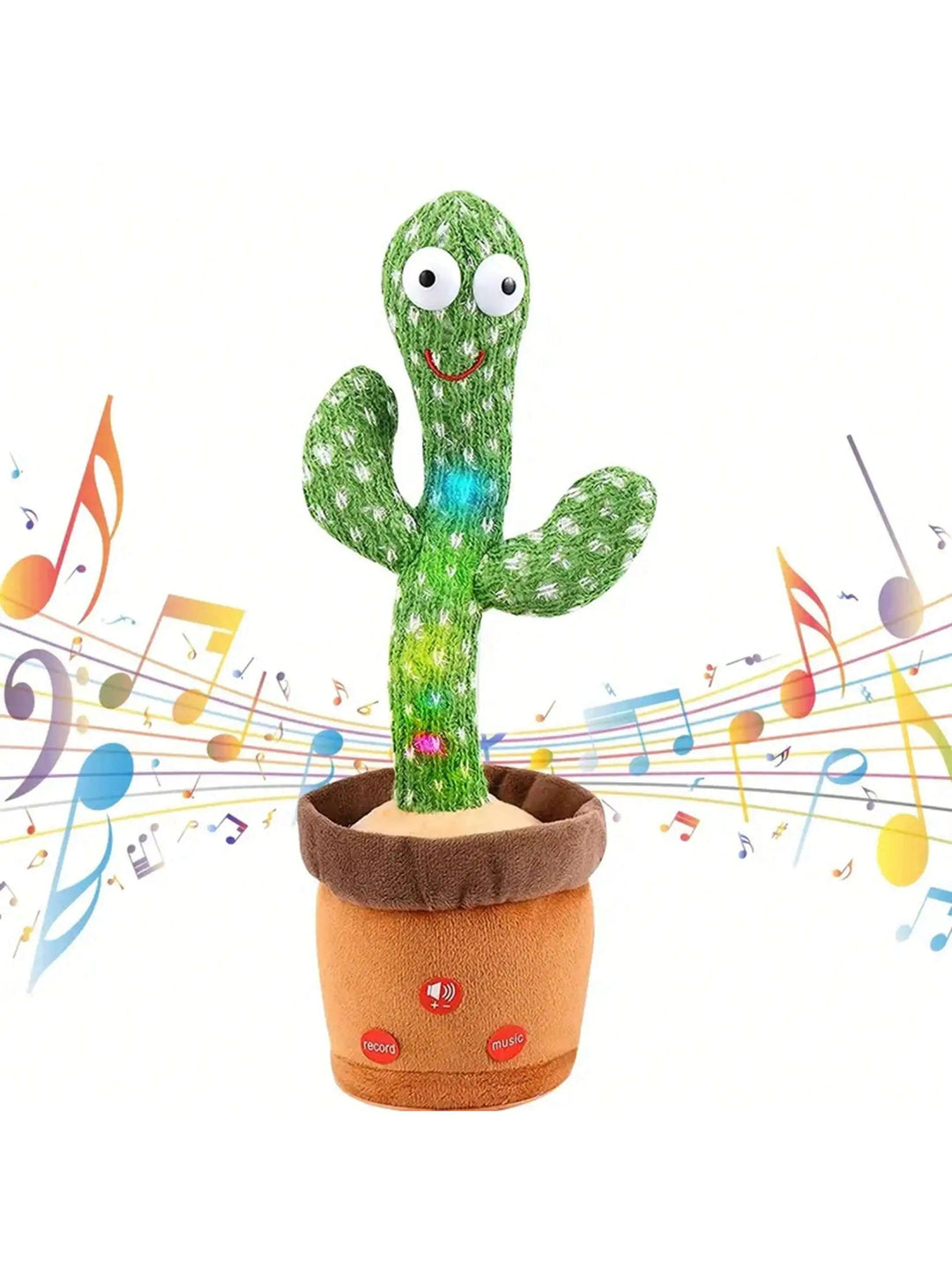 Interaktives Spielzeug: Tanzender Und Sprechender Kaktus Mit Musik Und Lichteffekten Für Kinder Und Erwachsene 0