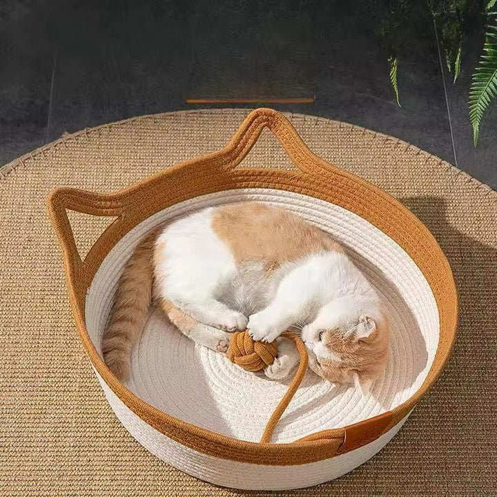 Katzenbett Komfortabel & Stilvoll – Gemütlicher Rückzugsort Für Katzen, Weich Und Langlebig, Ideal Für Entspannung 0