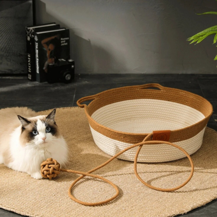 Katzenbett Komfortabel & Stilvoll – Gemütlicher Rückzugsort Für Katzen, Weich Und Langlebig, Ideal Für Entspannung 1