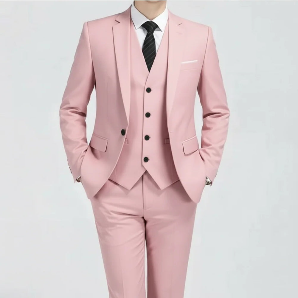 Klassischer Herren Dreiteiliger Anzug für Herbst und Winter – Eleganter Business Look 1