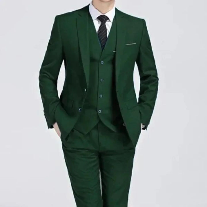 Klassischer Herren Dreiteiliger Anzug für Herbst und Winter – Eleganter Business Look 4