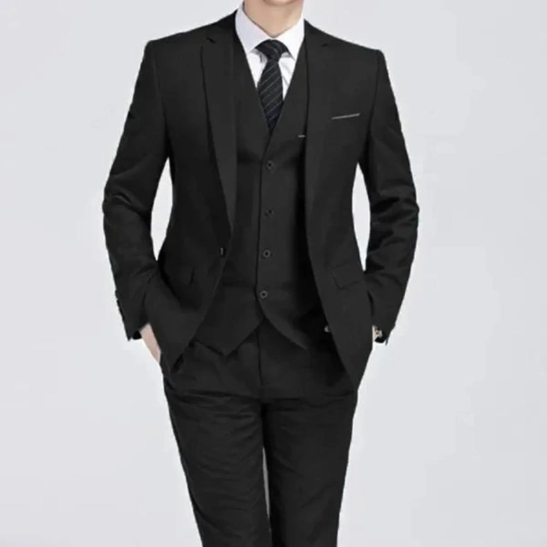Klassischer Herren Dreiteiliger Anzug für Herbst und Winter – Eleganter Business Look 7