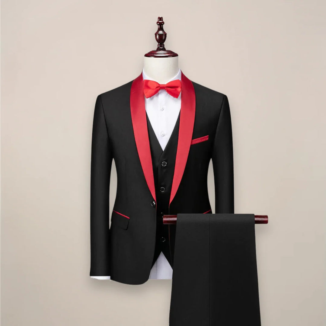 Klassischer Herrenanzug Dreiteilig Winter Elegant Formell – Zeitlose Eleganz für Festliche Anlässe und Formelle Events 0