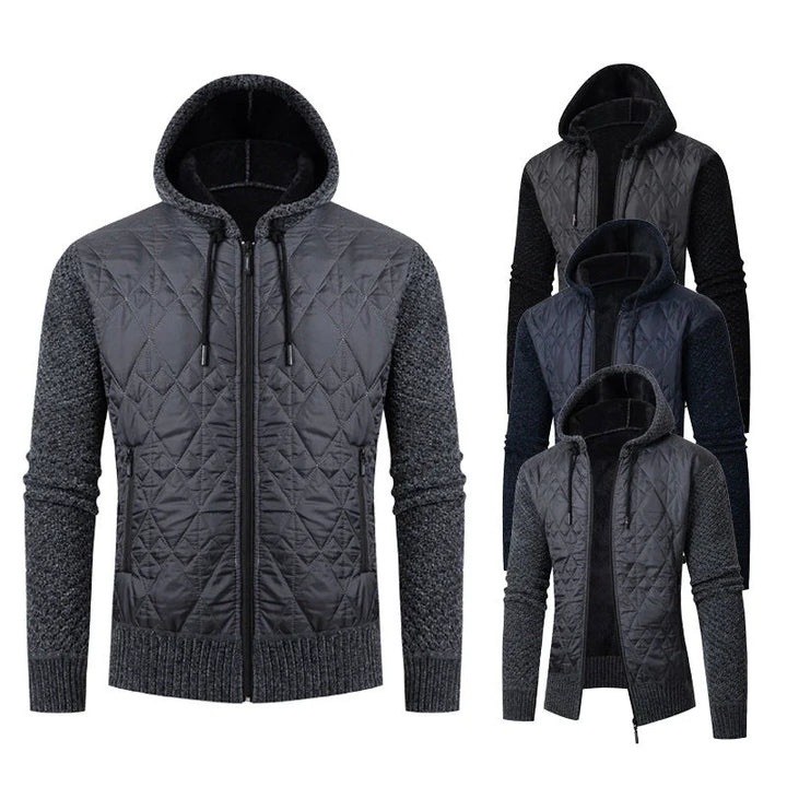 Konstantin | Kapuzenjacke mit Wattierung und Teddyfutter 1