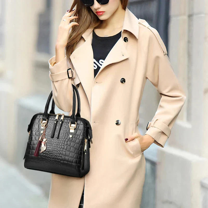 Krokodil-Prägung Tasche 5