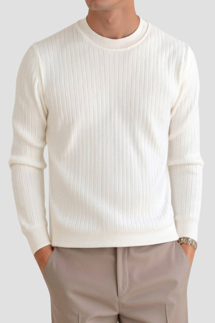 Langarmshirt Herren Feinripp Minimalistisch Komfortabel Für Vielseitige Looks 4