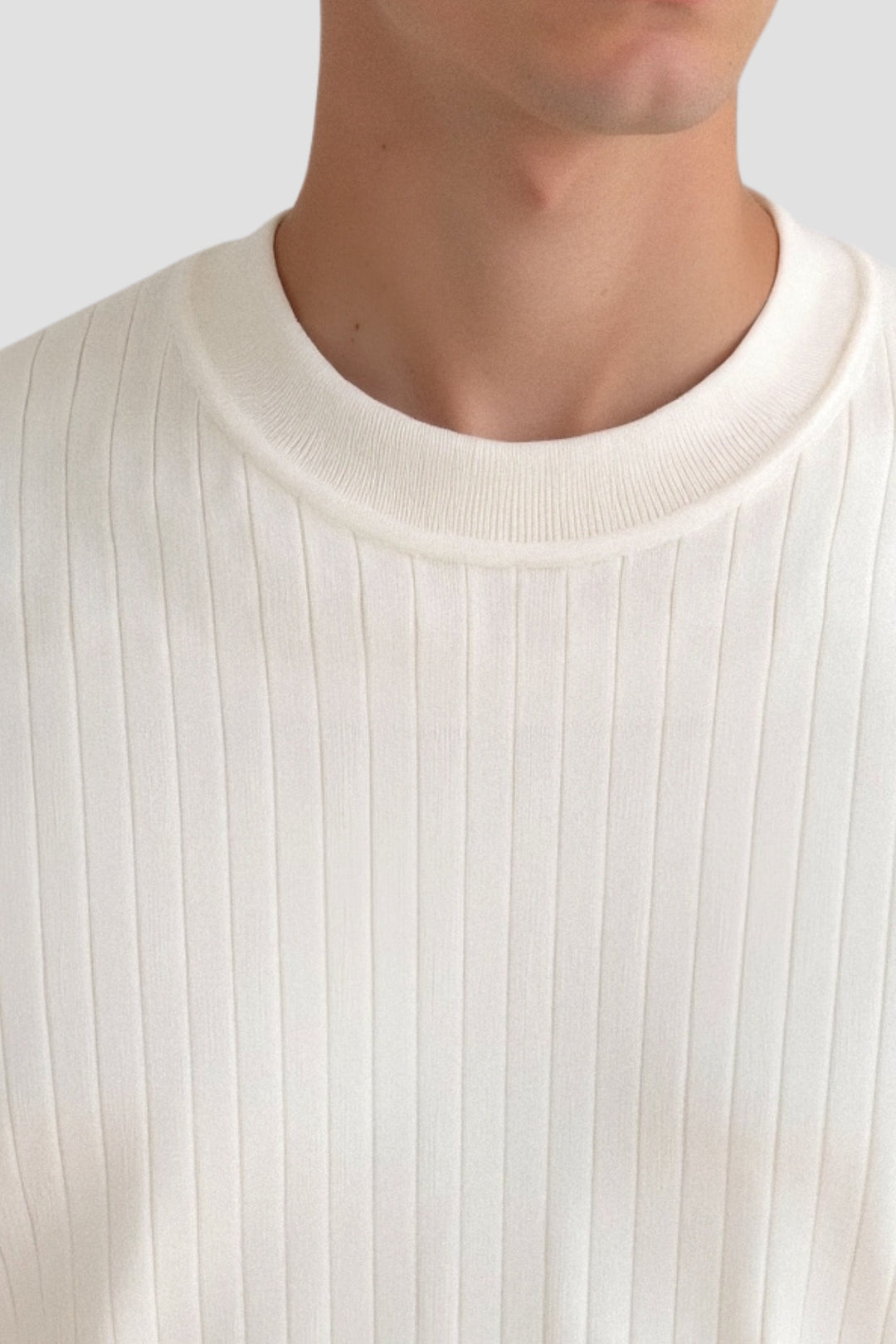 Langarmshirt Herren Feinripp Minimalistisch Komfortabel Für Vielseitige Looks 6