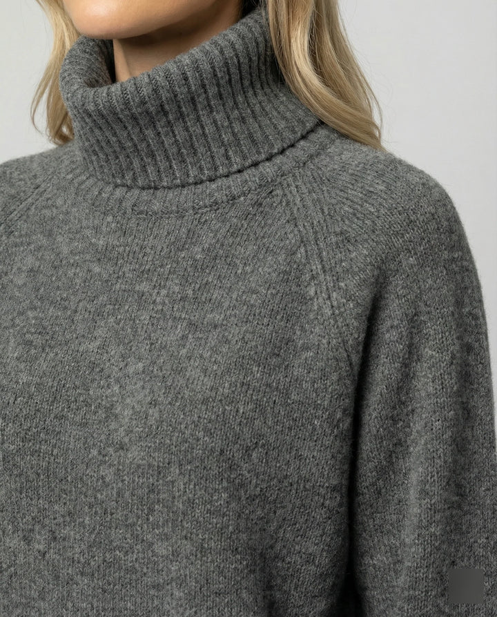 Lässiger Rollkragenpullover für Damen mit Bequemer Passform und Zeitlosem Stil 3