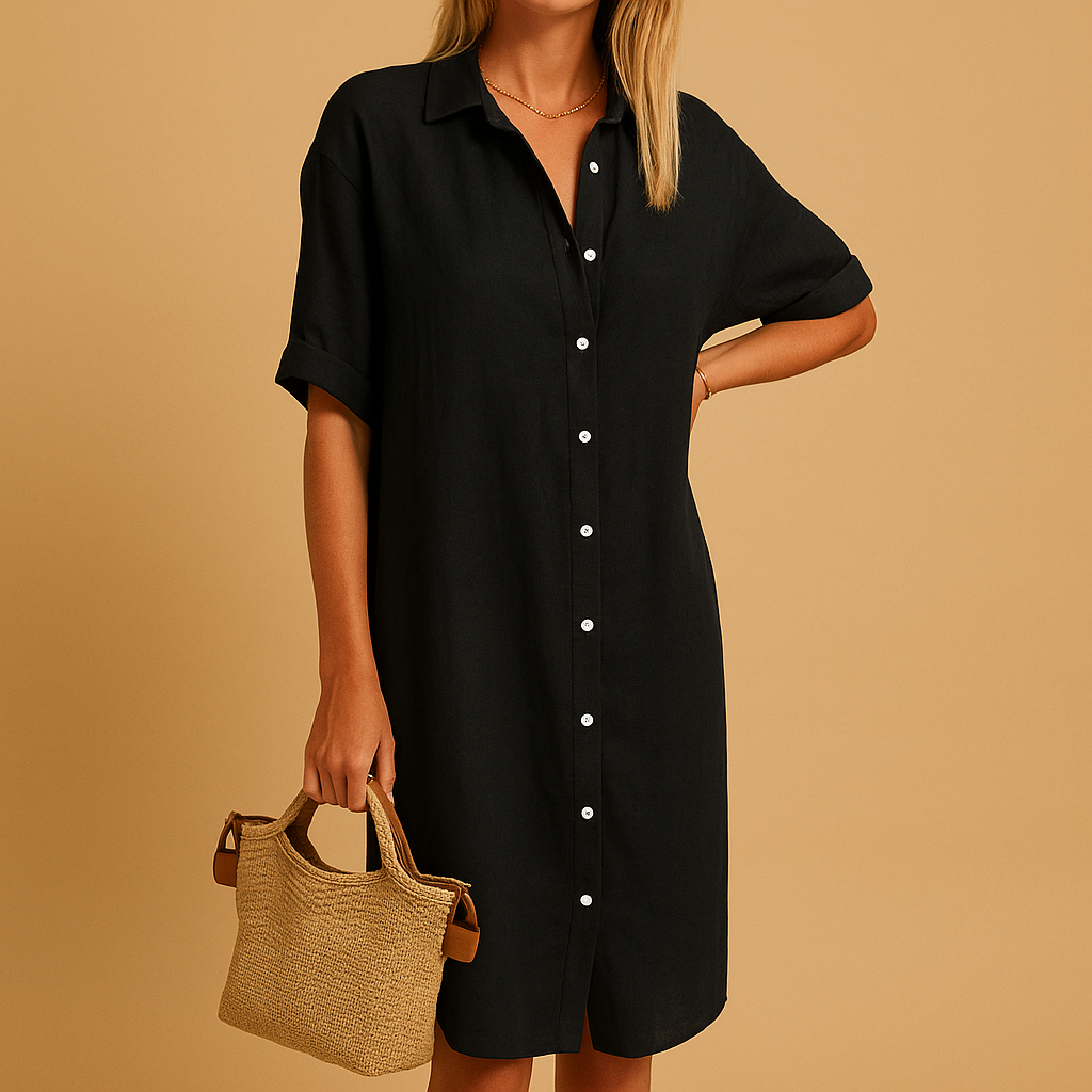 Luftiges Damen-Hemdkleid für den Sommer – Bequem und Vielseitig 0