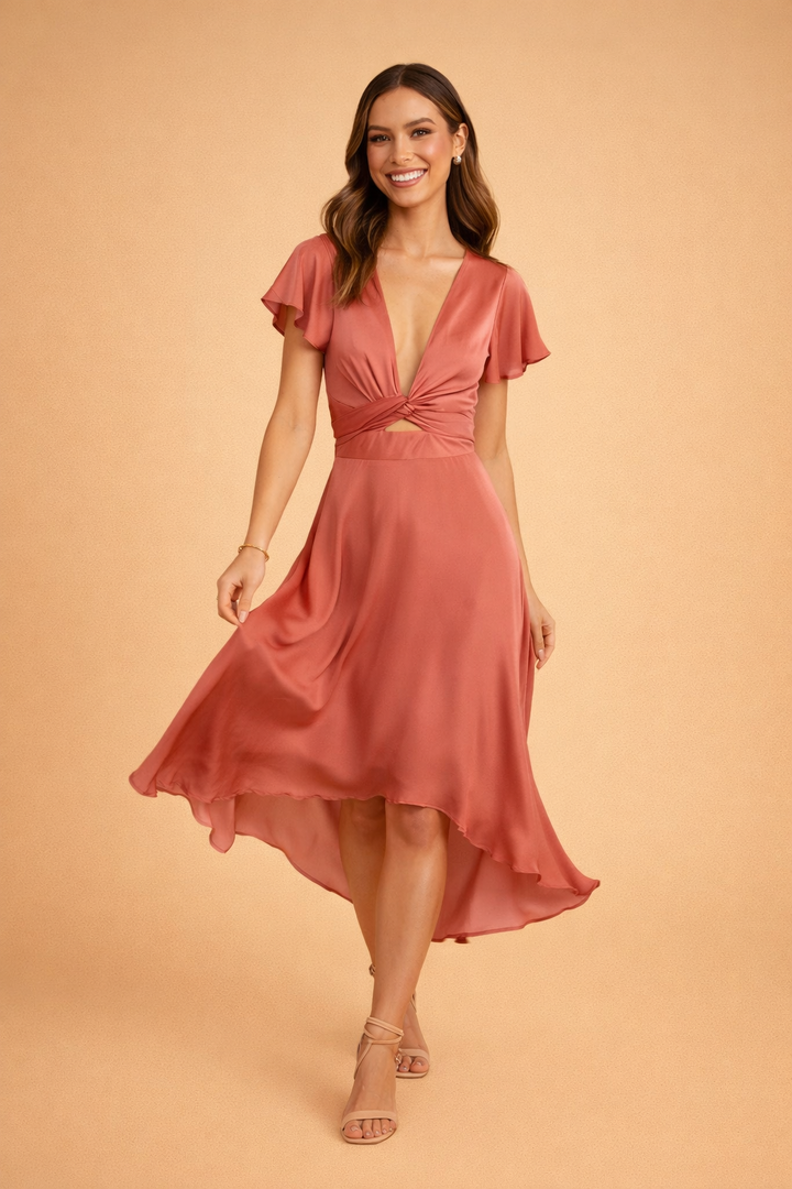 Luftiges Damenkleid – Elegantes Sommerkleid für Jeden Anlass, Vielseitiges Design, Bequem und Stilvoll 0