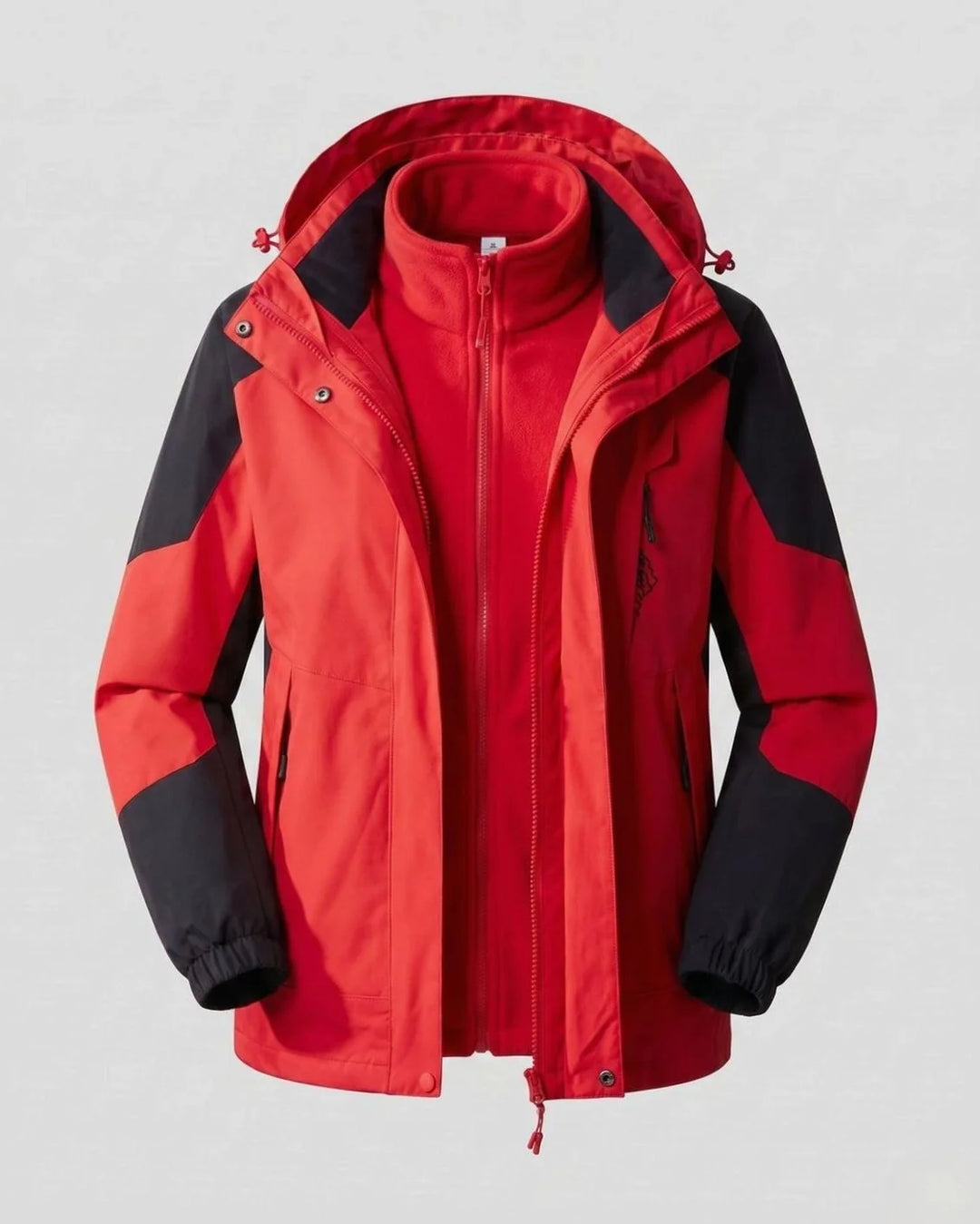 Luisa | Damen Wasserdichte Outdoor-Jacke mit Kapuze Atmungsaktiv Zweilagig 7