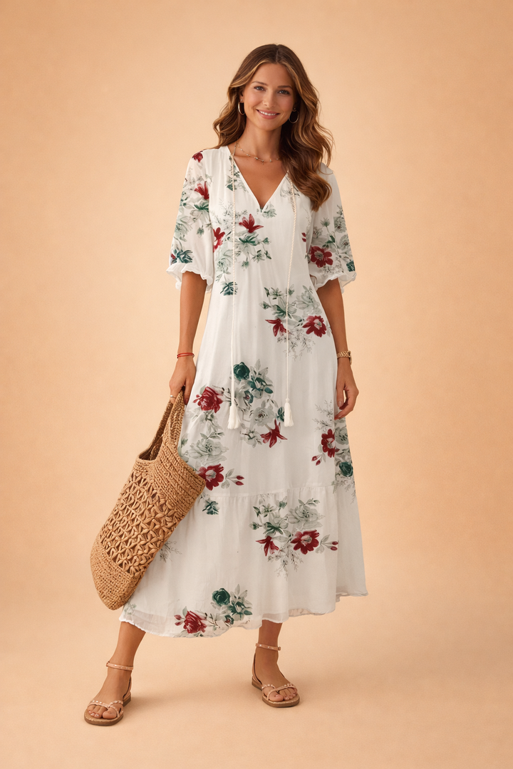 Maxikleid mit Blumendruck für Damen – Elegantes Sommerkleid für jeden Anlass 6