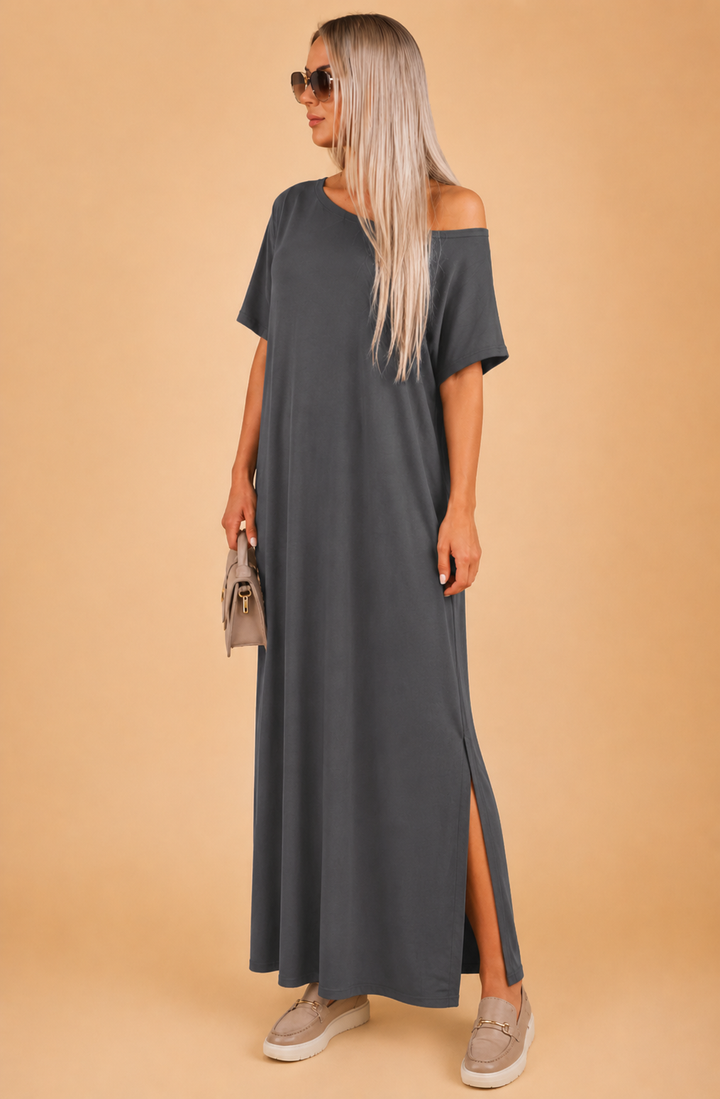 Elegantes Damenkleid mit Fledermausärmeln – Festliche Kleider für Vielseitige Anlässe, Stilvoll und Modern