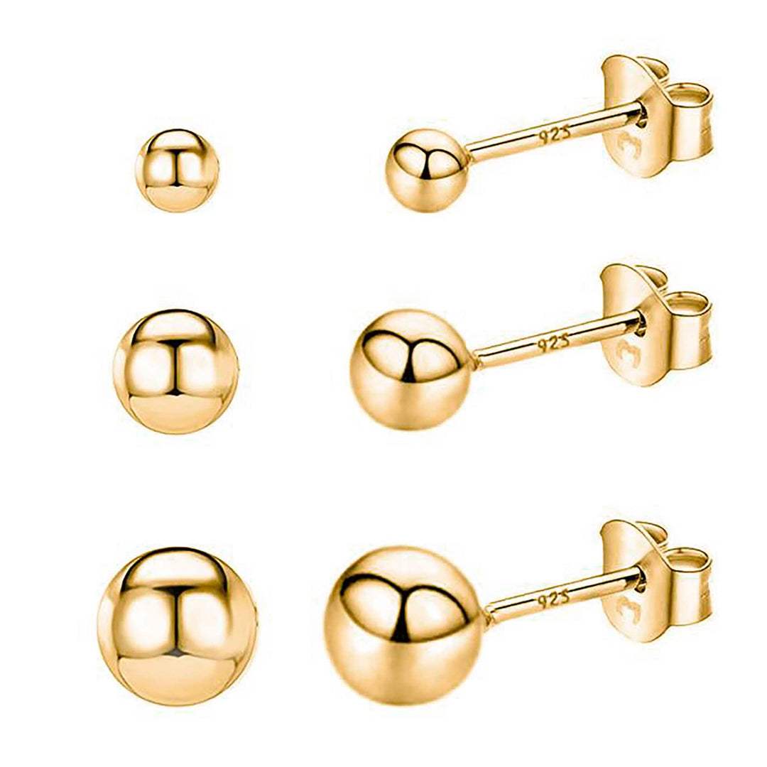 Minimalistische Ohrstecker Damen Silber Elegant Zeitlos Schmuck 9