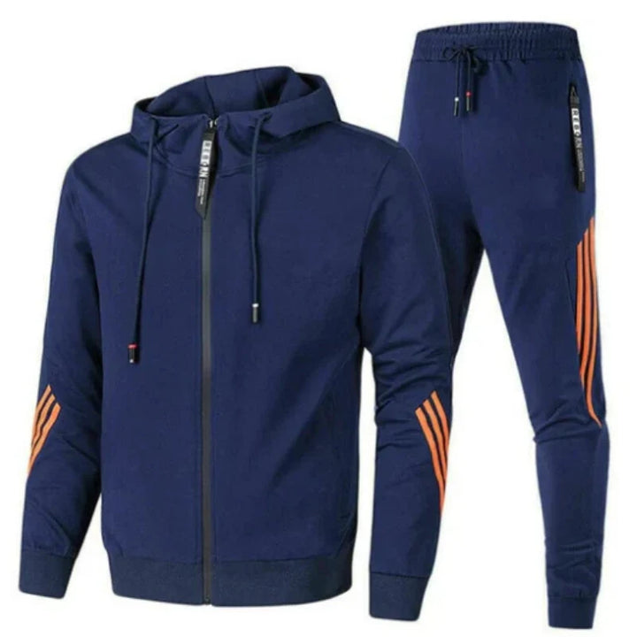 Moderne Herren Streetwear Hoodie Set Zweiteilig Urbaner Look Komfortabel für Freizeit und Alltag 0