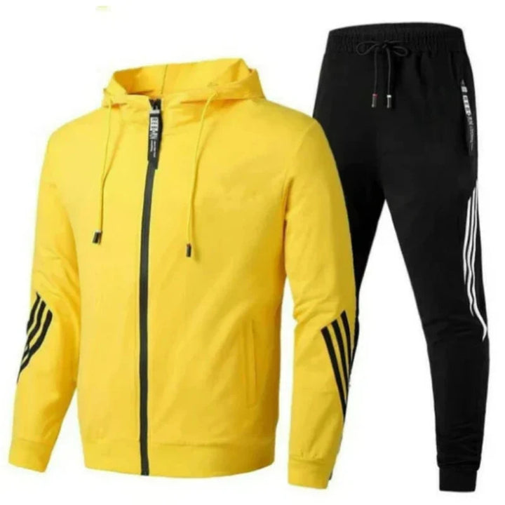 Moderne Herren Streetwear Hoodie Set Zweiteilig Urbaner Look Komfortabel für Freizeit und Alltag 4