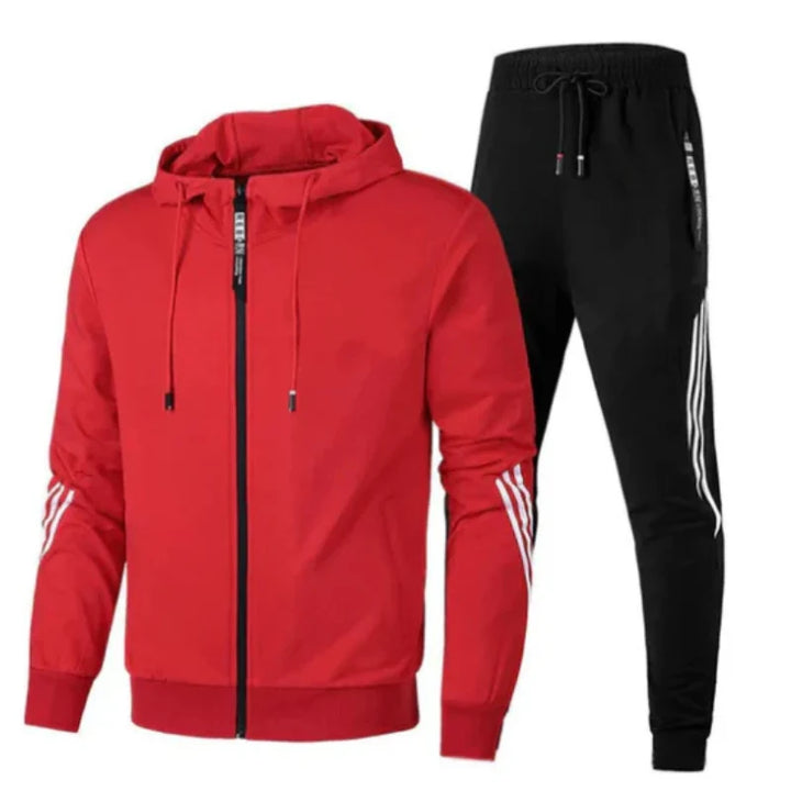 Moderne Herren Streetwear Hoodie Set Zweiteilig Urbaner Look Komfortabel für Freizeit und Alltag 5