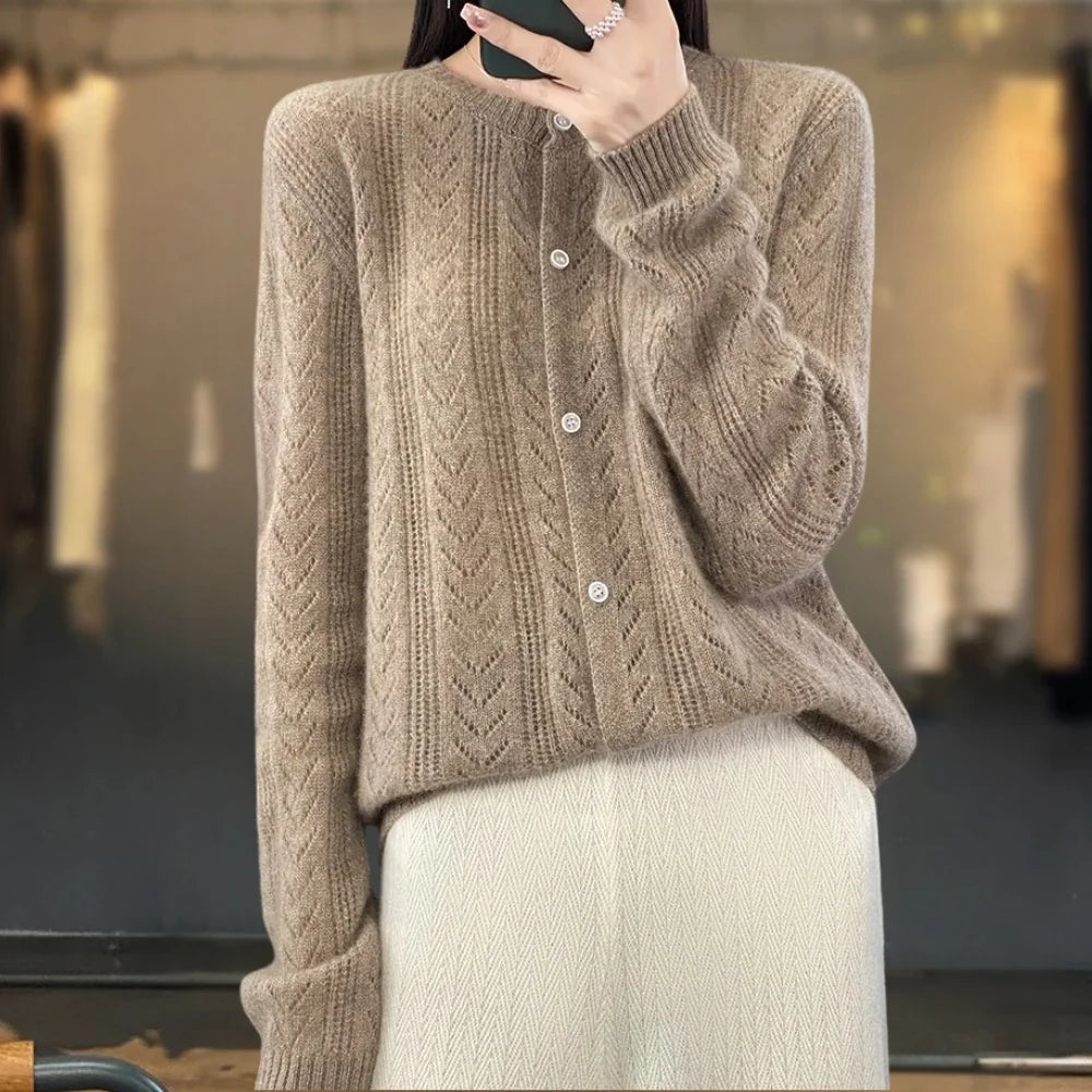 Modischer warmer Pullover für Frauen 4