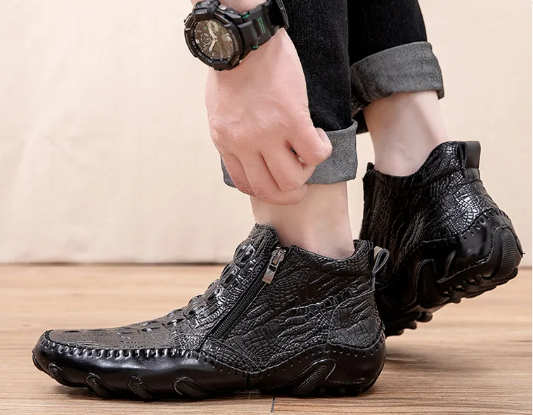 Orthopädische Chelsea-Stiefel mit Arch Support für Herren – Warme und Stylische Schneestiefel 1