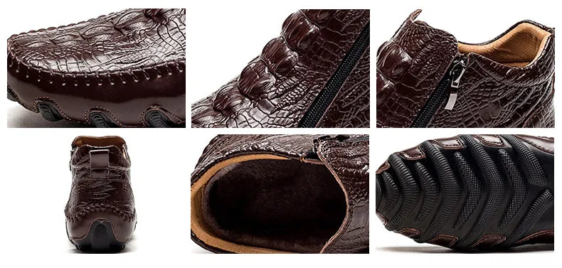Orthopädische Chelsea-Stiefel mit Arch Support für Herren – Warme und Stylische Schneestiefel 7