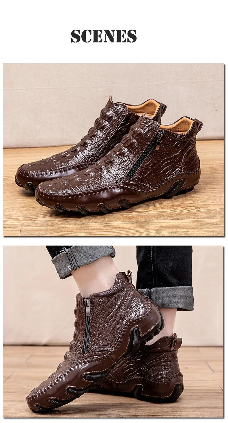 Orthopädische Chelsea-Stiefel mit Arch Support für Herren – Warme und Stylische Schneestiefel 8