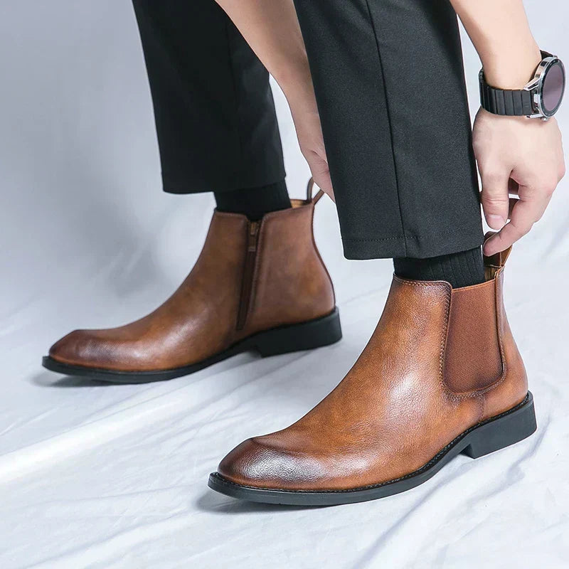 Orthopädische Chelsea Boots für Herren mit Arch Support – Eleganter Stil und Bequeme Passform 7
