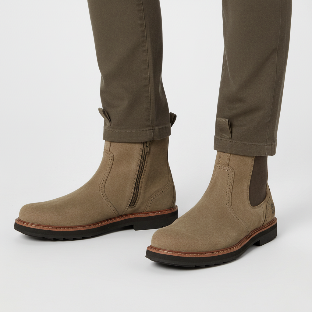 Orthopädische Chelsea Boots mit Arch Support für Herren – Komfortabler Halbschaftschuh 0