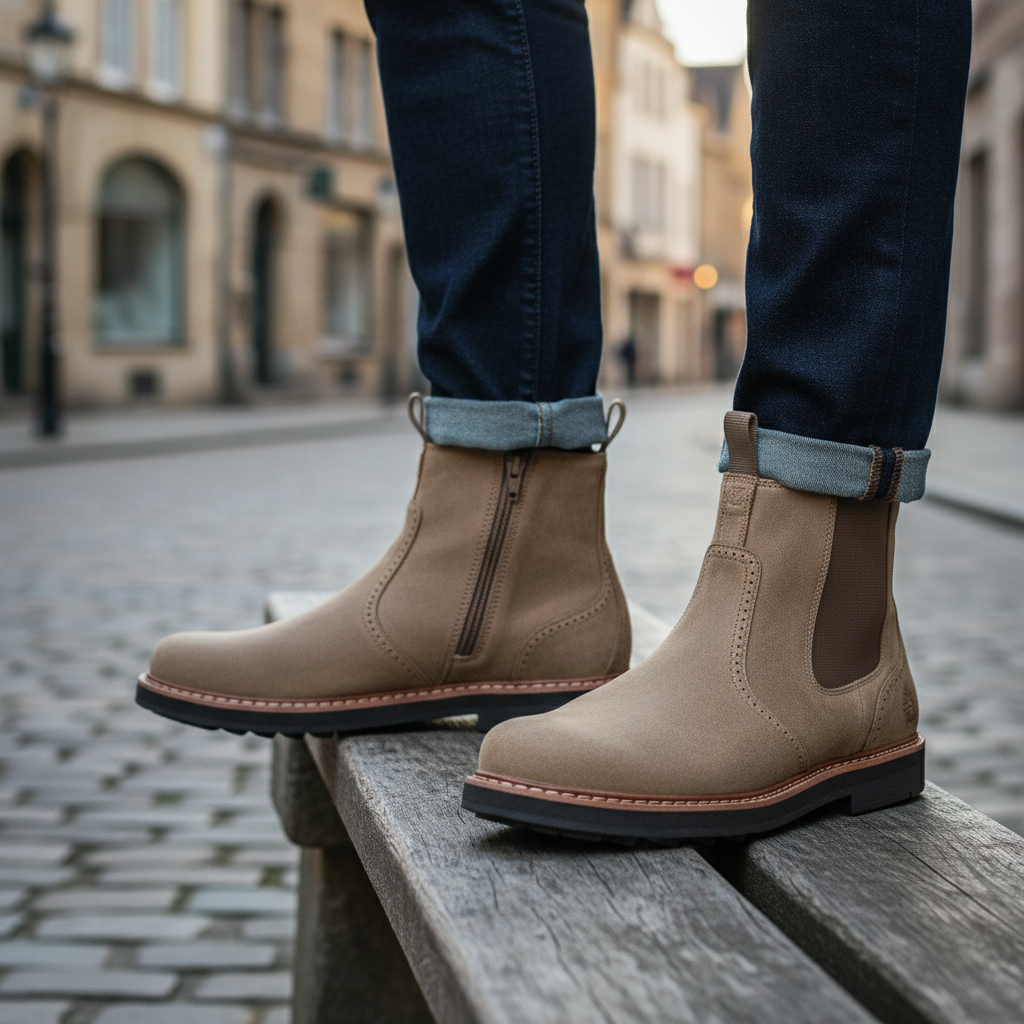 Orthopädische Chelsea Boots mit Arch Support für Herren – Komfortabler Halbschaftschuh 1