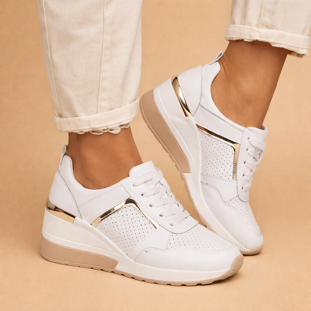 Orthopädische Damen-Sneaker mit Keilabsatz – Atmungsaktiv und Bequem 0