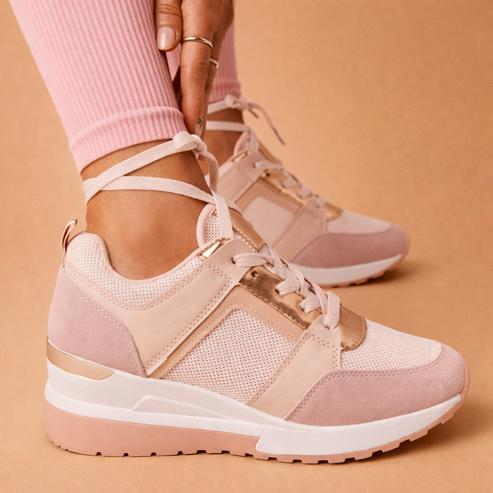 Orthopädische Damen-Sneaker mit Keilabsatz – Atmungsaktiv und Bequem 1