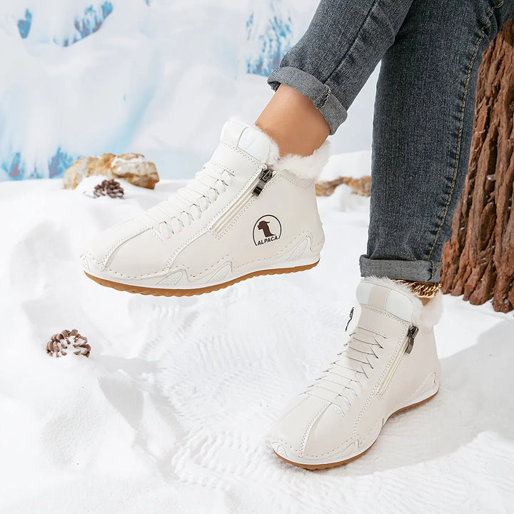 Orthopädische Damen Ankle Boots mit Arch Support Gefüttert Winterstiefeletten 3