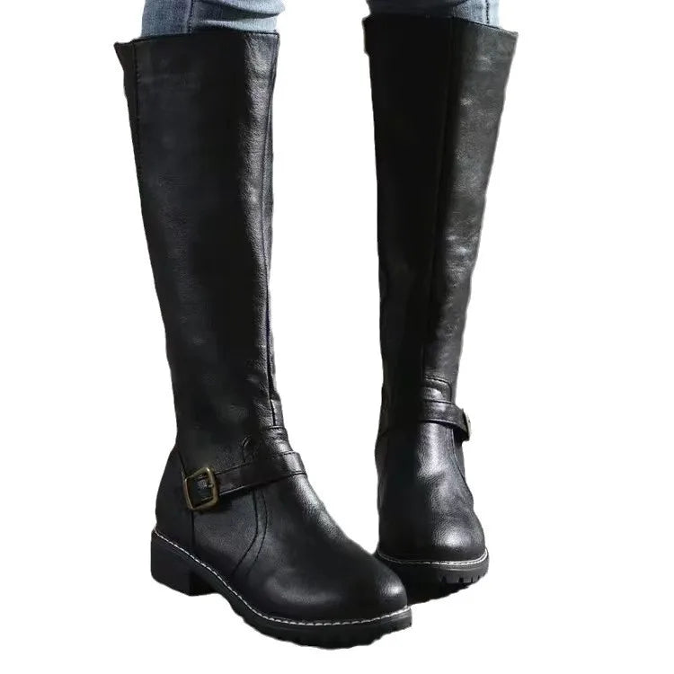 Orthopädische Damen Lederstiefel mit Arch Support für Komfort und Stil 4